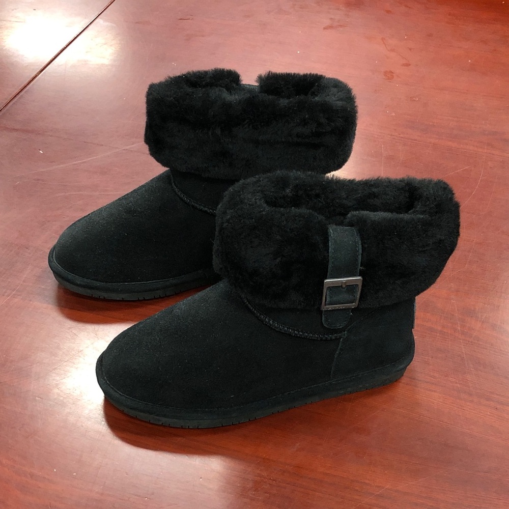 Black Bearpaw Ankle Boots